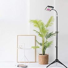 Load image into Gallery viewer, Grow Light with Stand, LBW Full Spectrum 150W LED Floor Plant Light for Indoor Plants, Grow Lamp with On/Off Switch, Adjustable Tripod Stand 15-48 inches
