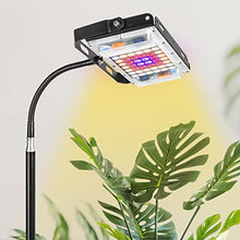 Load image into Gallery viewer, Grow Light with Stand, LBW Full Spectrum 150W LED Floor Plant Light for Indoor Plants, Grow Lamp with On/Off Switch, Adjustable Tripod Stand 15-48 inches

