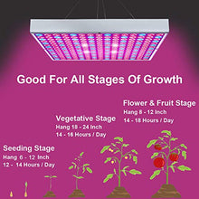 Load image into Gallery viewer, Hytekgro LED Grow Light 45W Plant Lights Red Blue White Panel Growing Lamps for Indoor Plants Seedling Vegetable and Flower (2 Pack)
