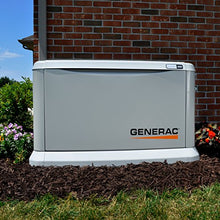 Load image into Gallery viewer, Generac 7043 Home Standby Generator 22kW/19.5kW Air Cooled with Whole House 200 Amp Transfer Switch, Aluminum
